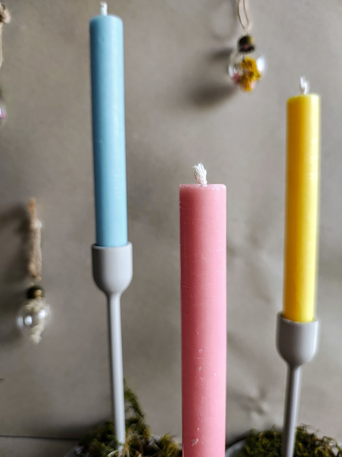 Dinerkaars pastel geel