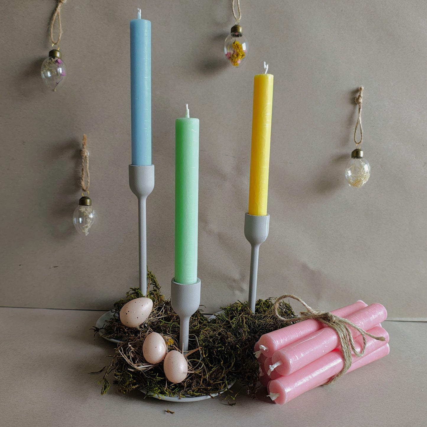 Dinerkaars pastel blauw