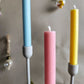 Dinerkaars pastel geel
