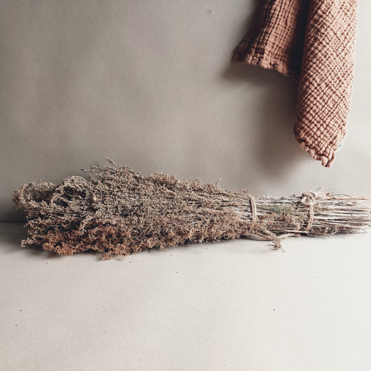 Bundel gedroogd rata lavender lavendel vergrijsd decoratie tak