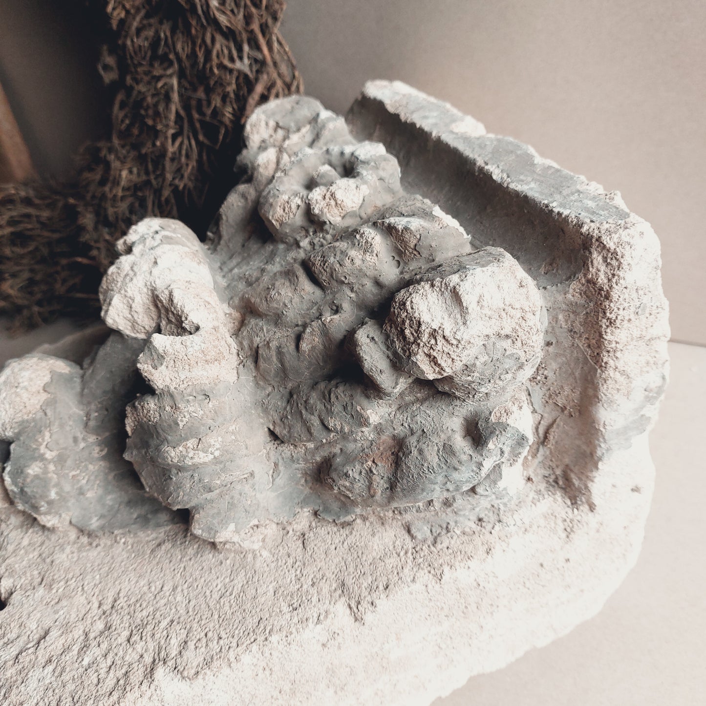 Stenen ornament beton console grijs landelijk 1